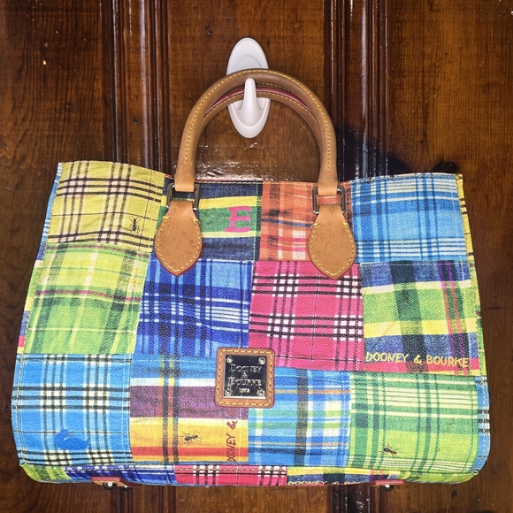 Dooney & Bourke Colorful Patchwork Tote - Picture 1 of 10
